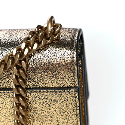 Saint Laurent Metallic Sparkle Calfskin Small Monogram Sunset Gold 16 of 23