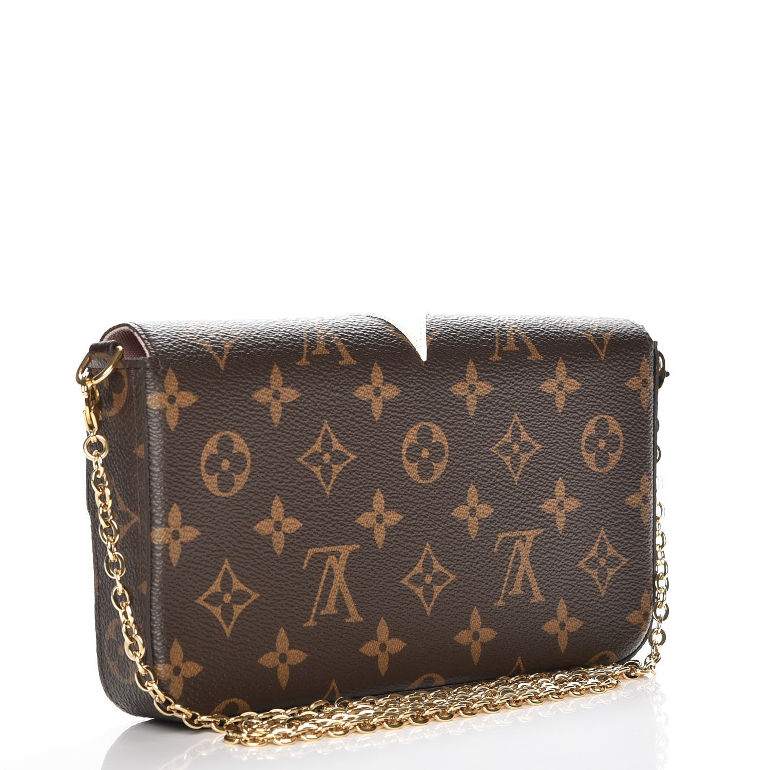 Louis Vuitton Monogram Lovely Birds Pochette Felicie Chain Wallet 3 of 7