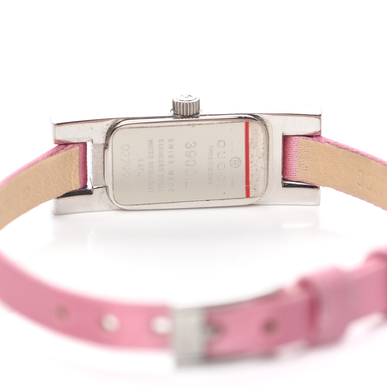 Gucci Stainless Steel Satin 12mm 3900L Quartz Watch Pink 4 of 4