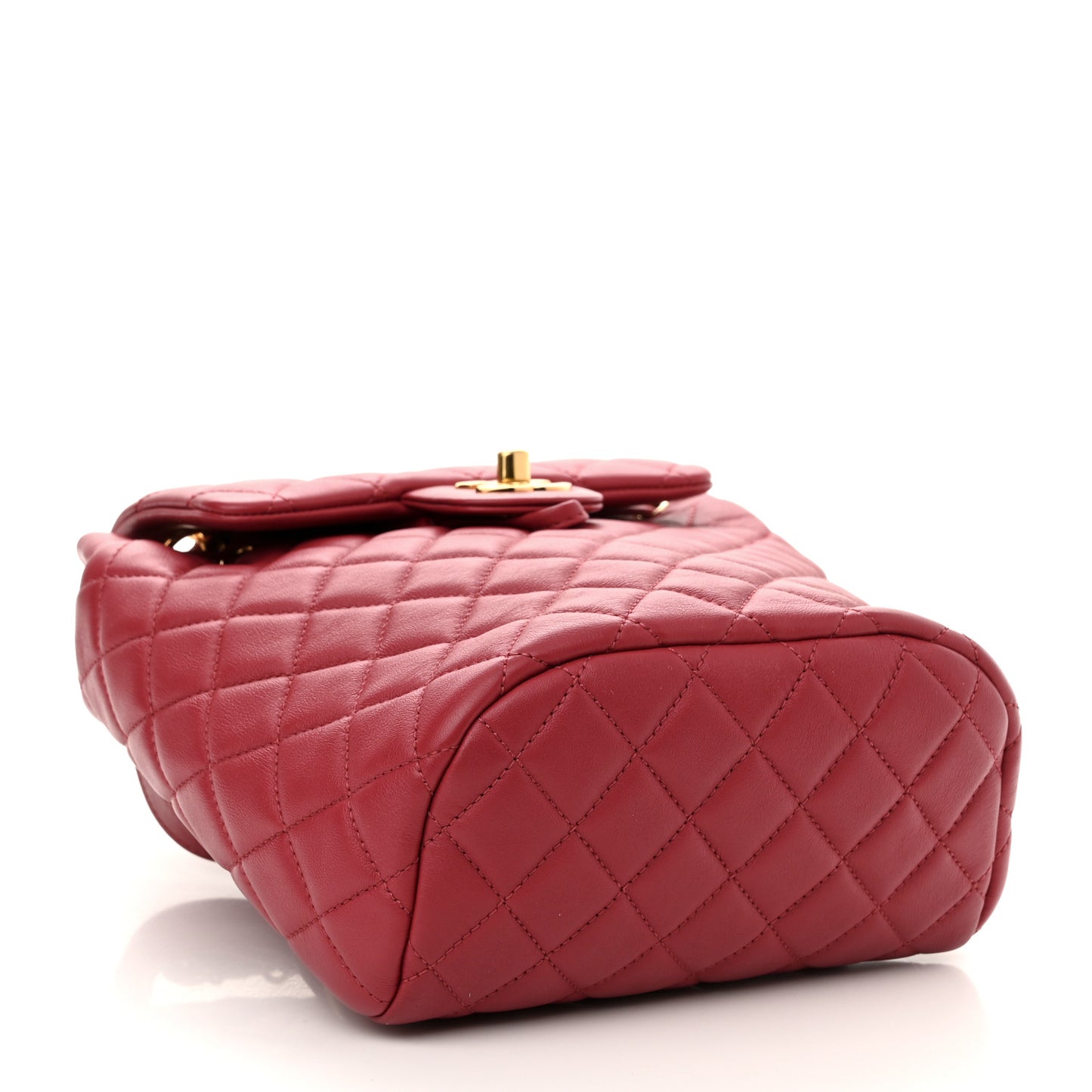 Calfskin Quilted Mini Urban Spirit Backpack Red