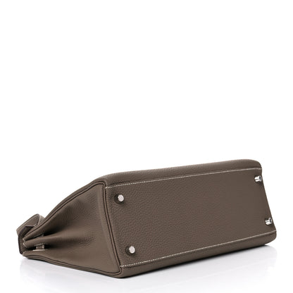 Hermes Togo Kelly Retourne 32 Etoupe 5 of 17