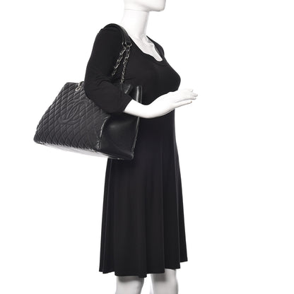 Chanel Caviar Quilted XL Grand Shopping Tote GST Black 2 of 9
