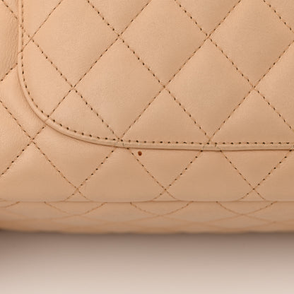 Chanel Calfskin Quilted Large Cambon Bowler Beige Black 12 of 12