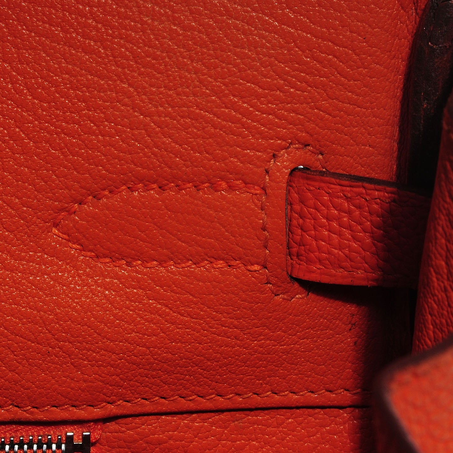 Togo Birkin 35 Orange