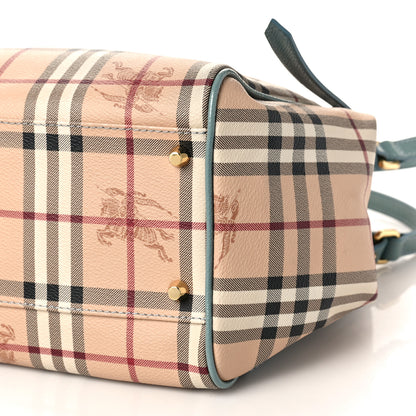 Burberry Haymarket Check Small Canterbury Tote Eucalyptus Grey 8 of 10