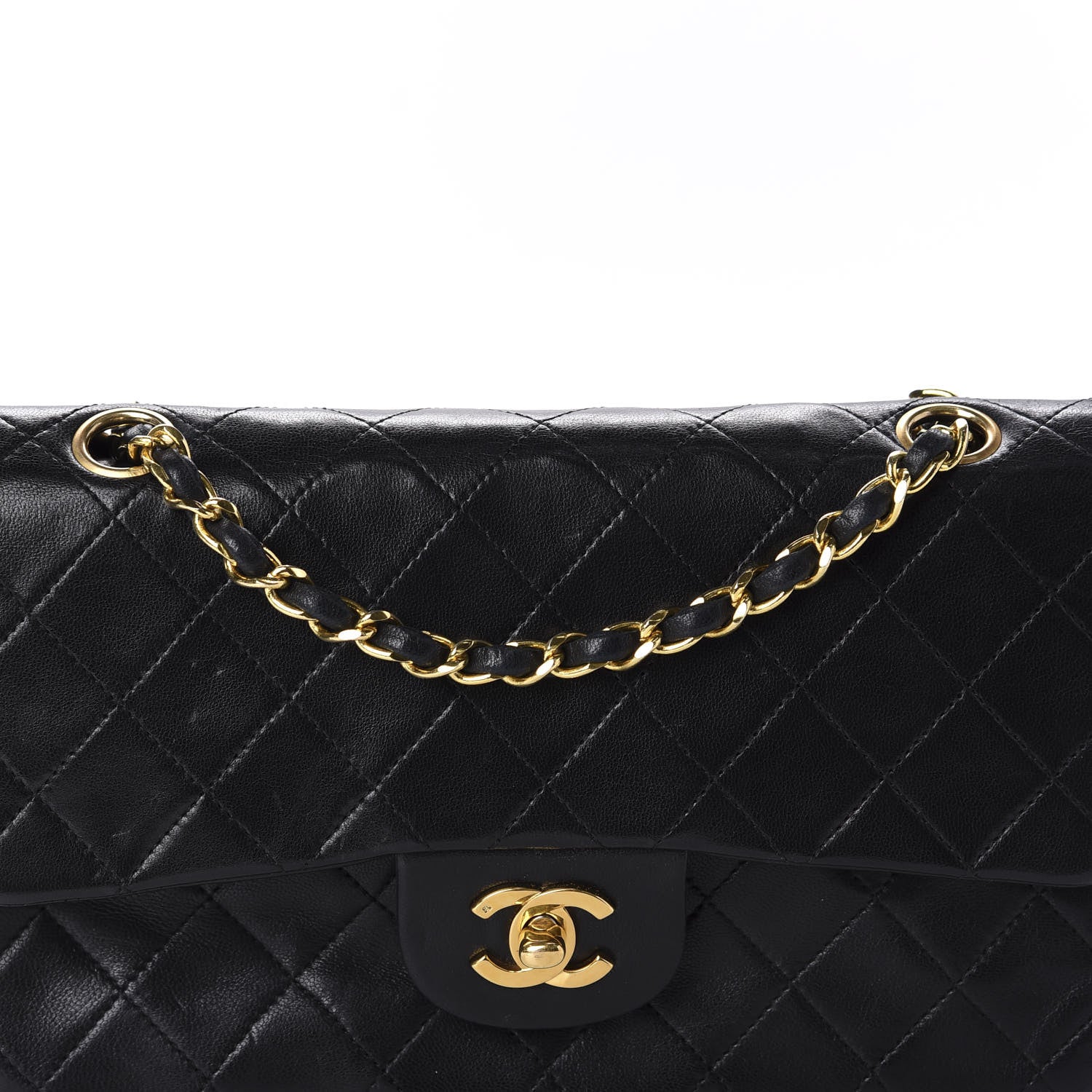 Chanel Lambskin Quilted Small Double Flap Black 11 of 11