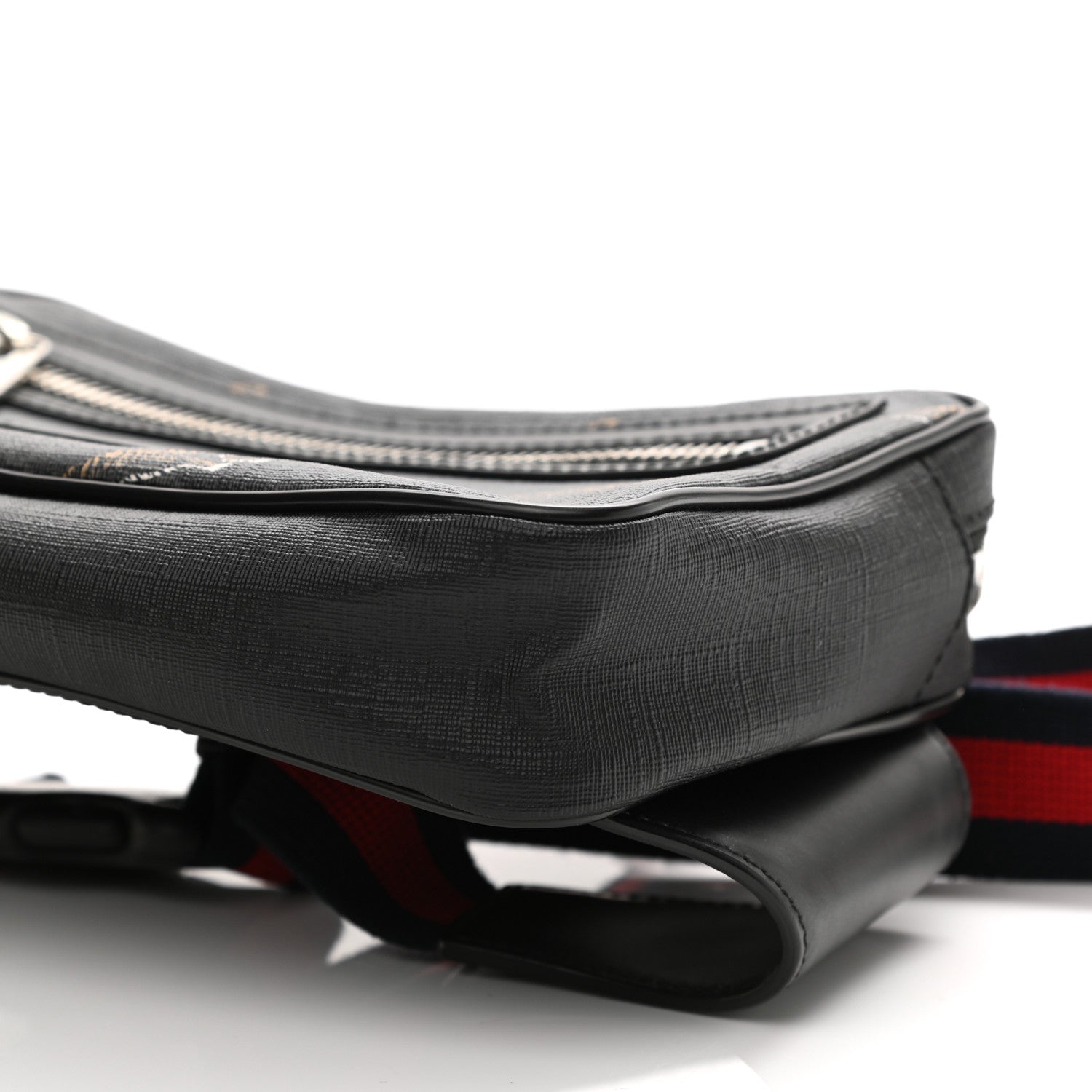 Gucci Soft GG Supreme Monogram Tigers Belt Bag Black Multicolor 10 of 12