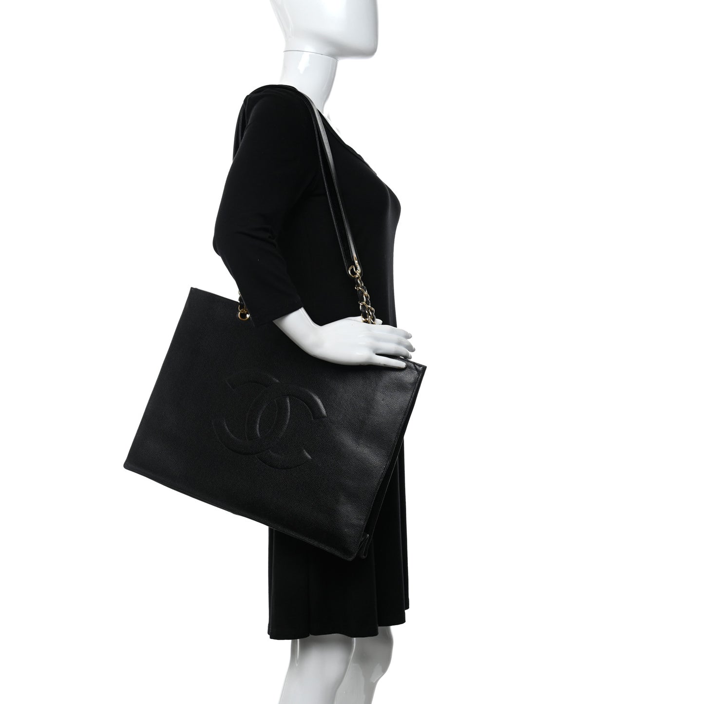 Caviar CC Shopper Tote Black