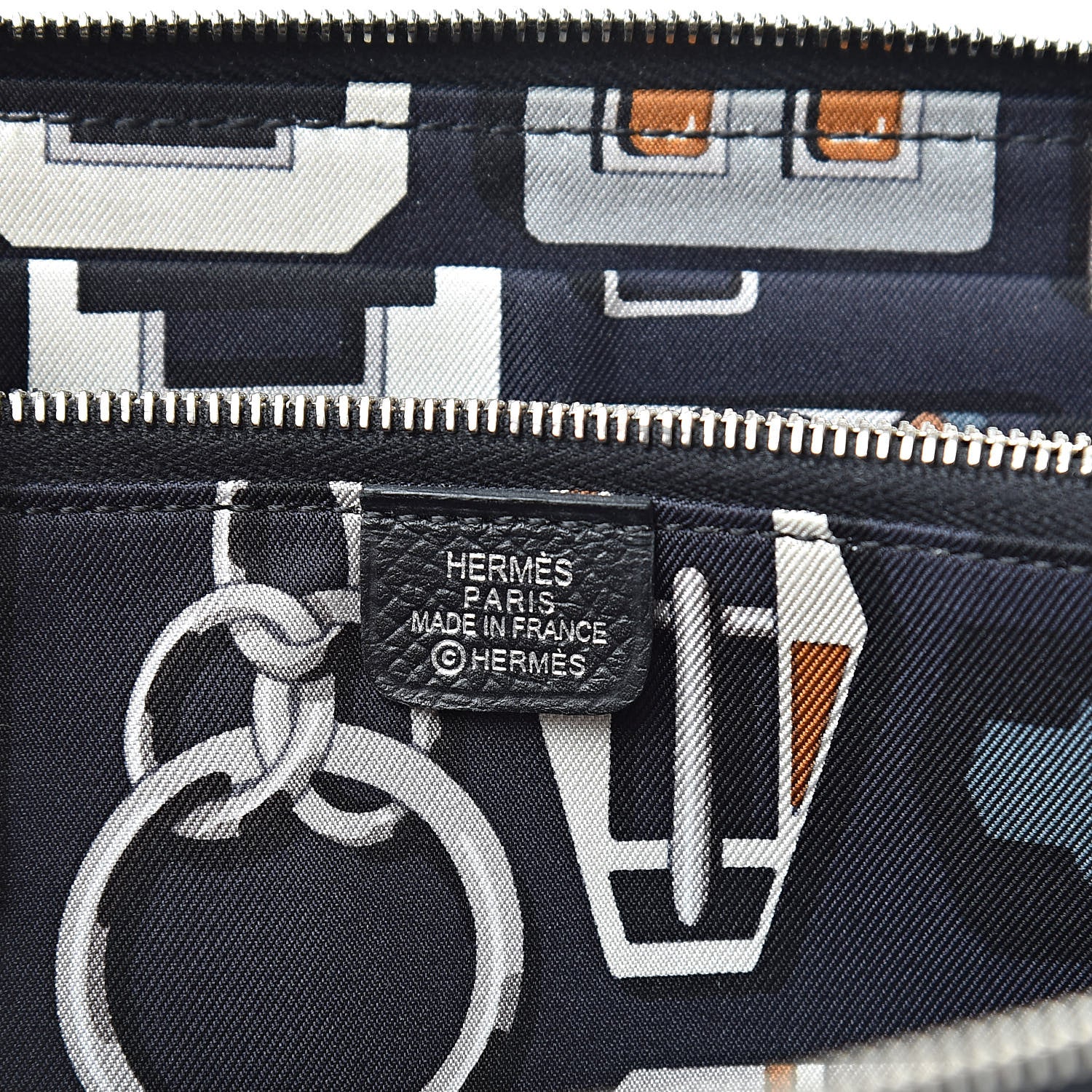 Hermes Epsom Silk'In Wallet Black 6 of 8