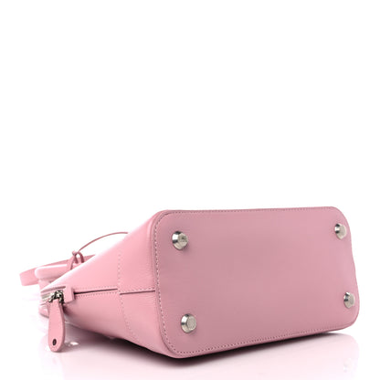 Balenciaga Grained Calfskin S Ville Top Handle Bag Pink White 4 of 9