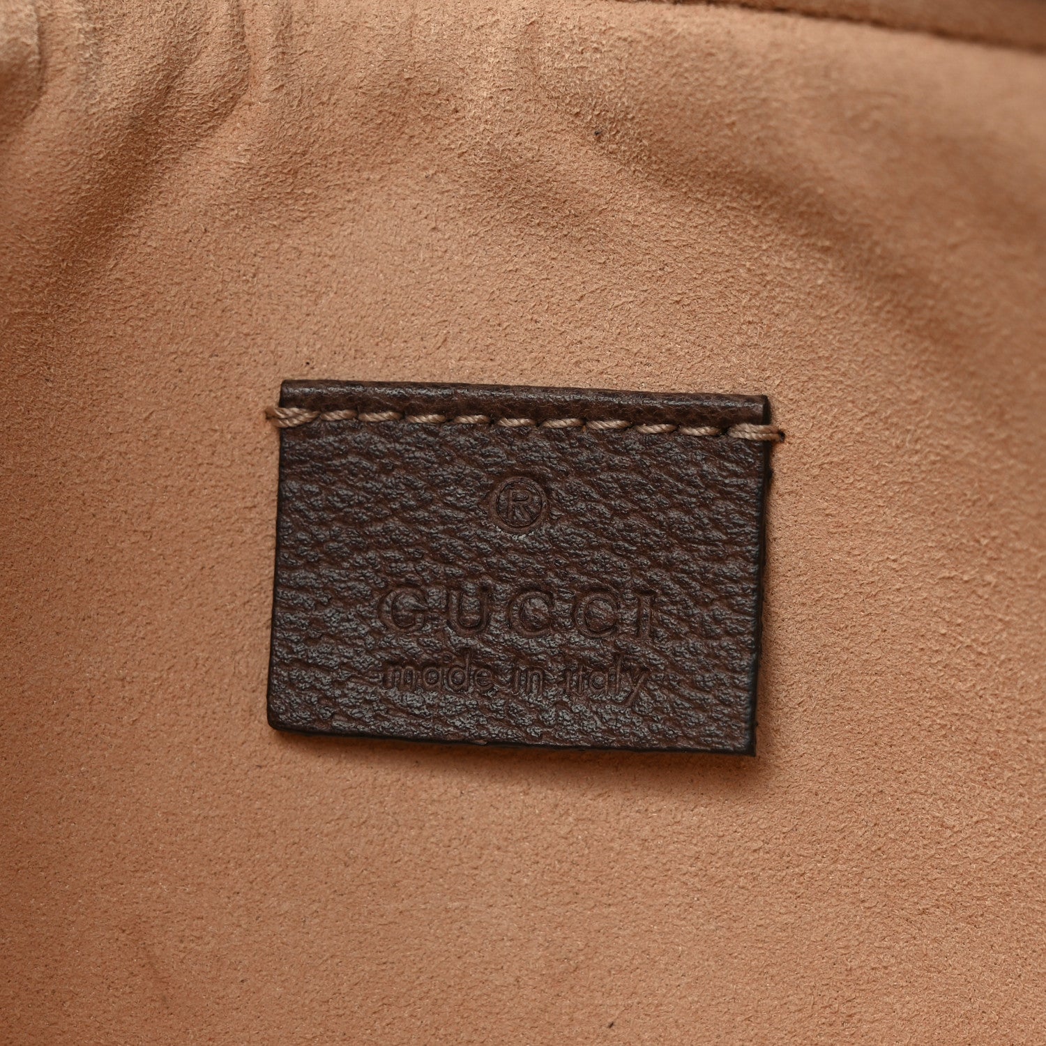 Gucci GG Supreme Monogram Large Ophidia Pouch Clutch Brown 6 of 7