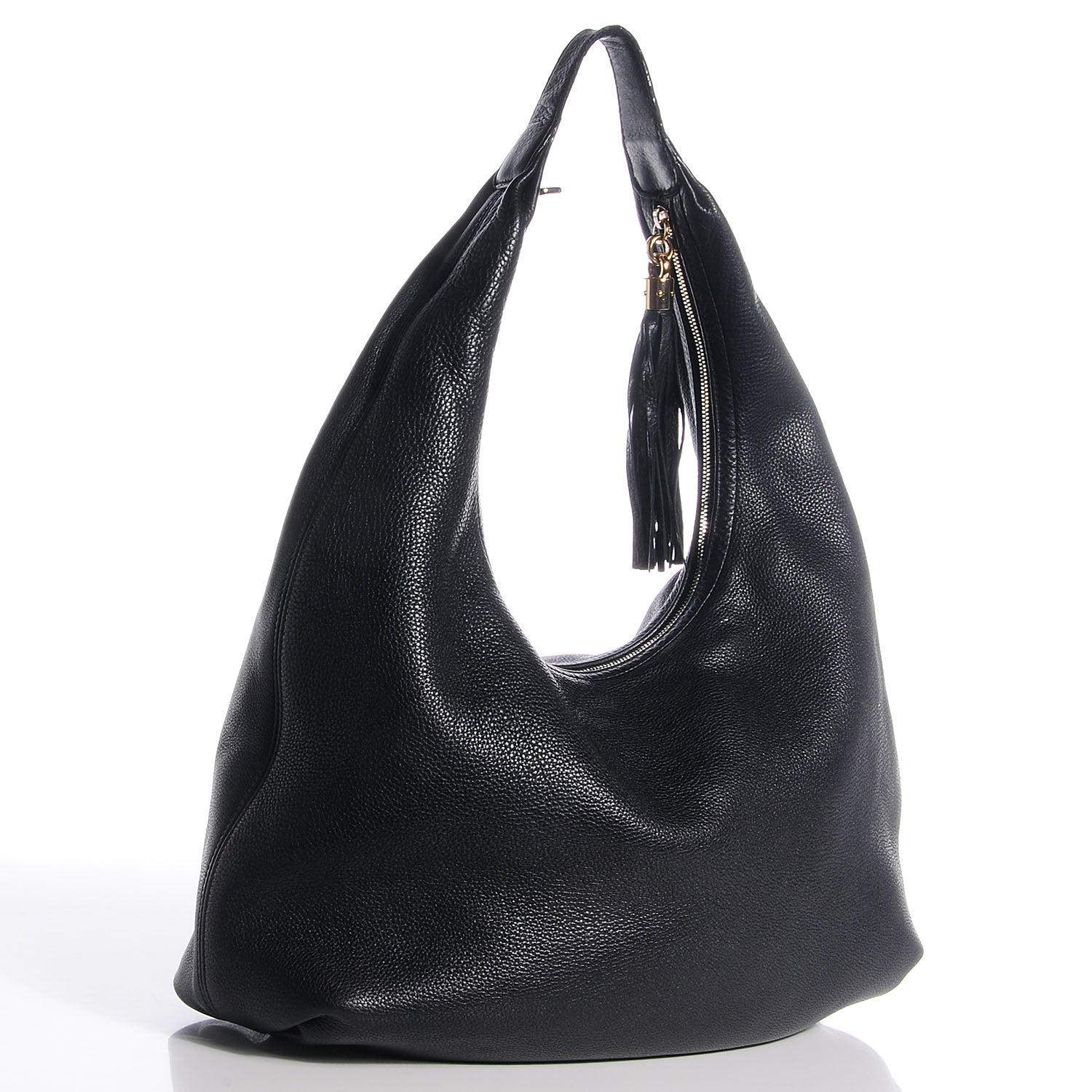 Gucci Pebbled Calfskin Large Soho Hobo Black 3 of 7