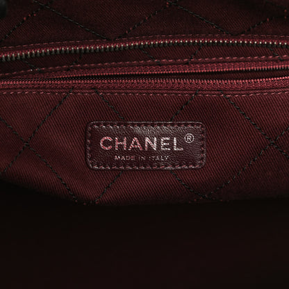 Chanel Grained Calfskin Quilted Small Daily Shopping Tote Black 6 of 17