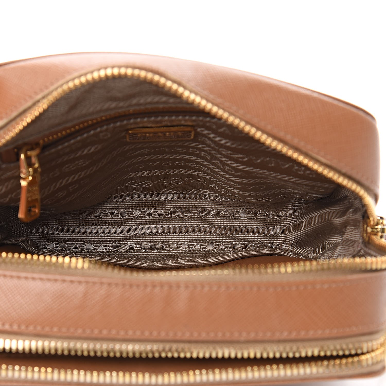 Prada Saffiano Mini Double Zip Shoulder Bag 5 of 14