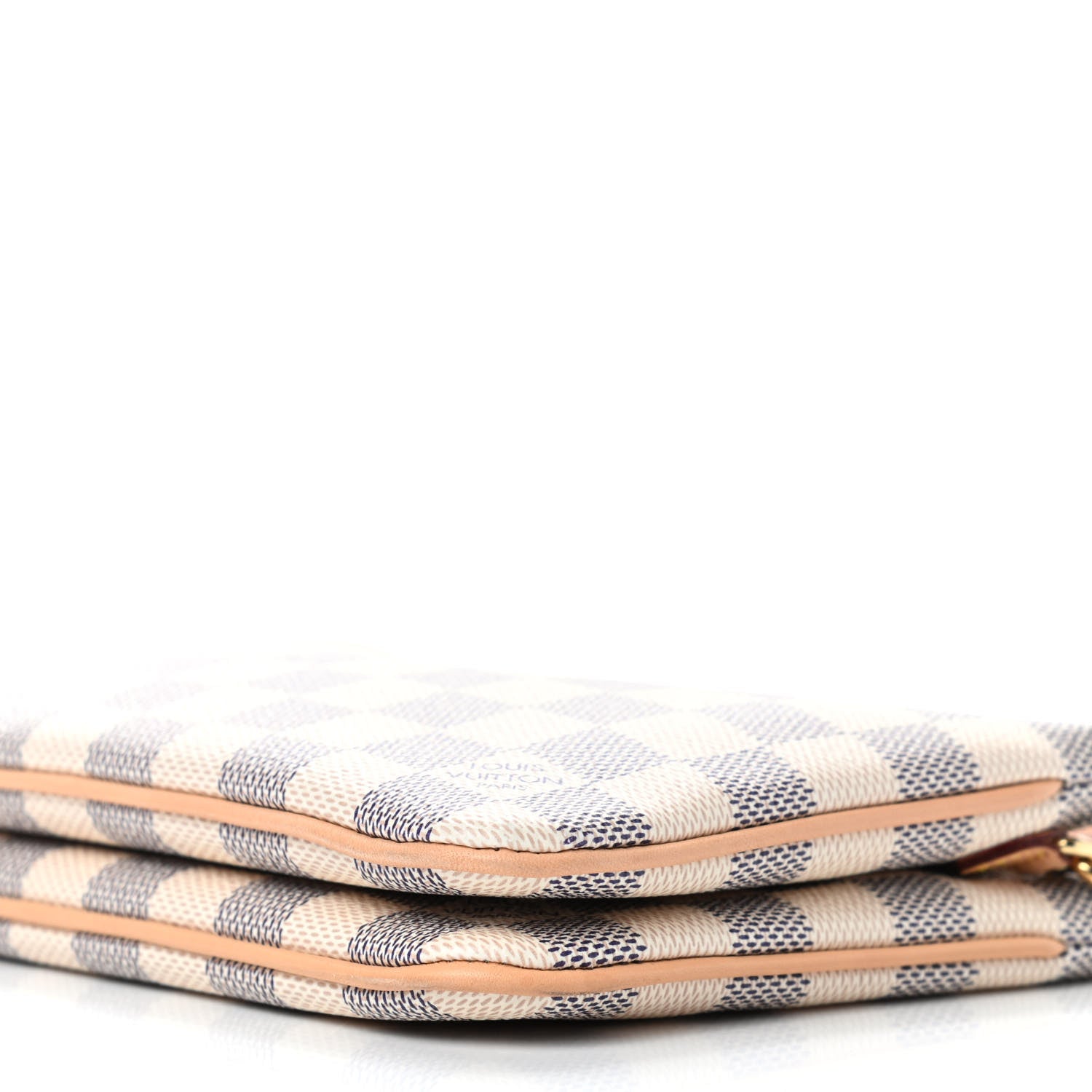 Louis Vuitton Damier Azur Double Zip Pochette 7 of 9