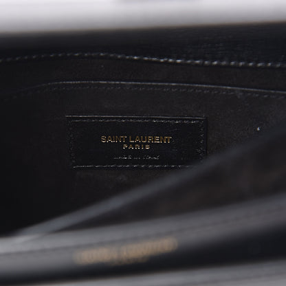Saint Laurent Calfskin Medium Monogram Sunset Black 6 of 17