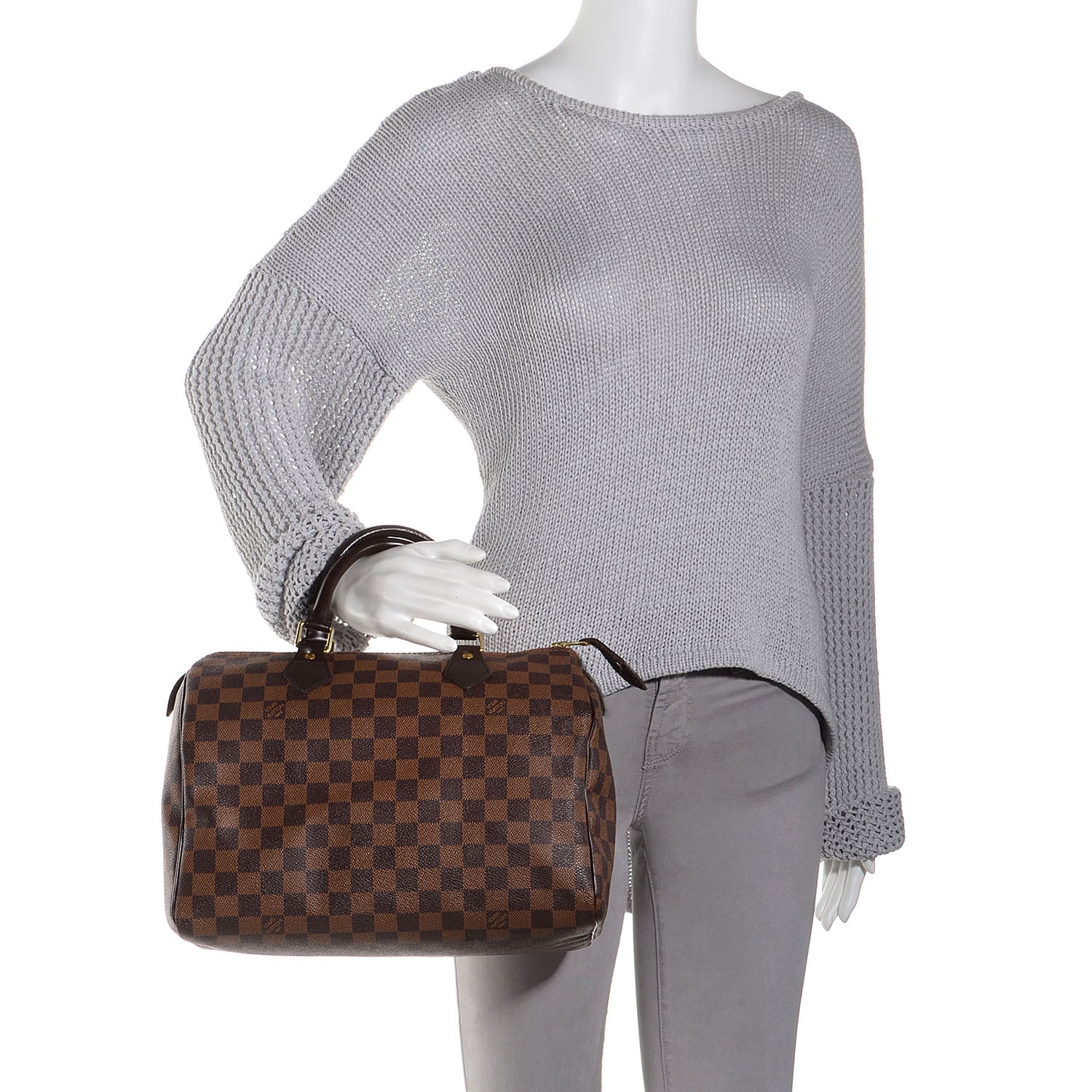 Louis Vuitton Damier Ebene Speedy 30 2 of 7