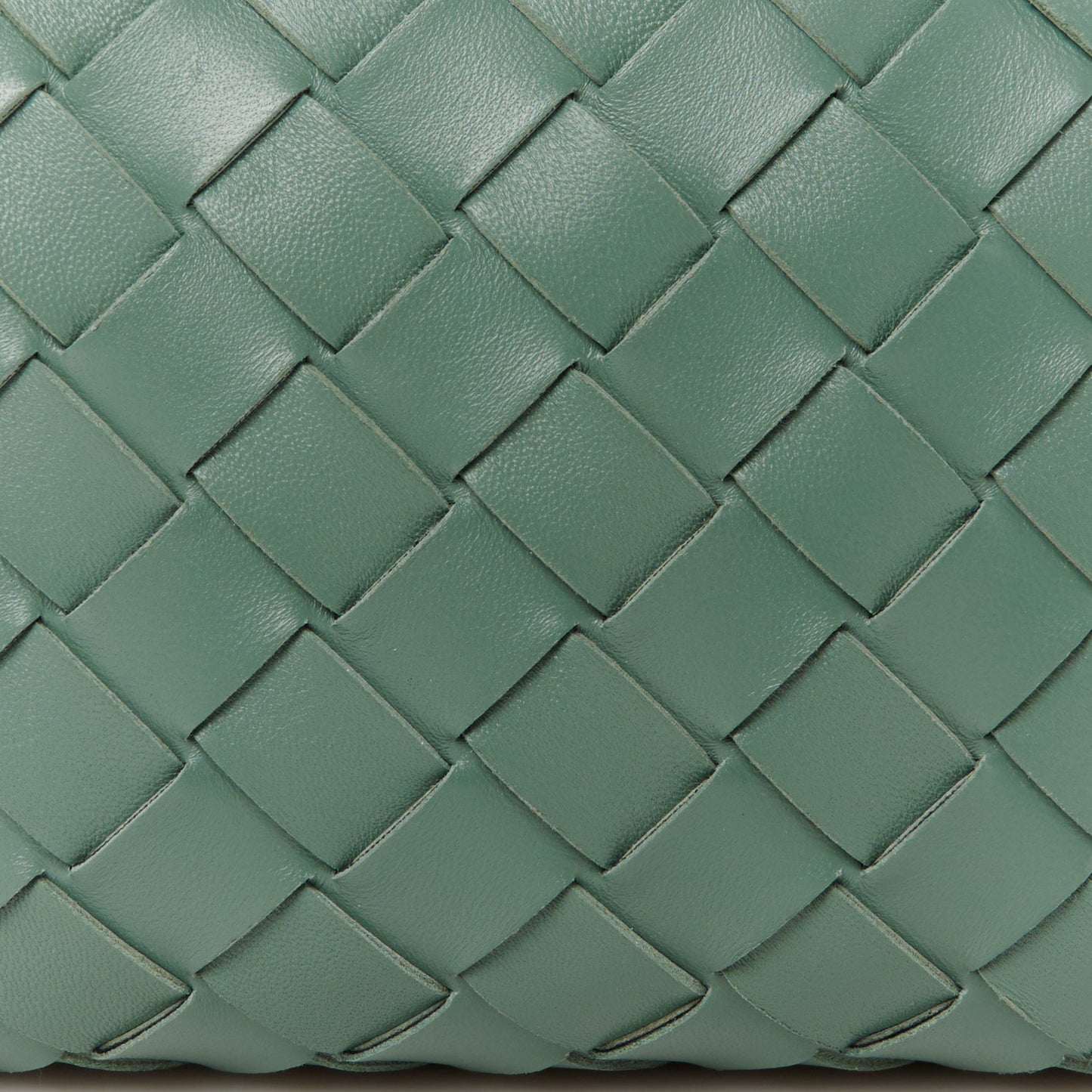 Nappa Intrecciato Mini Loop Camera Bag Aloe