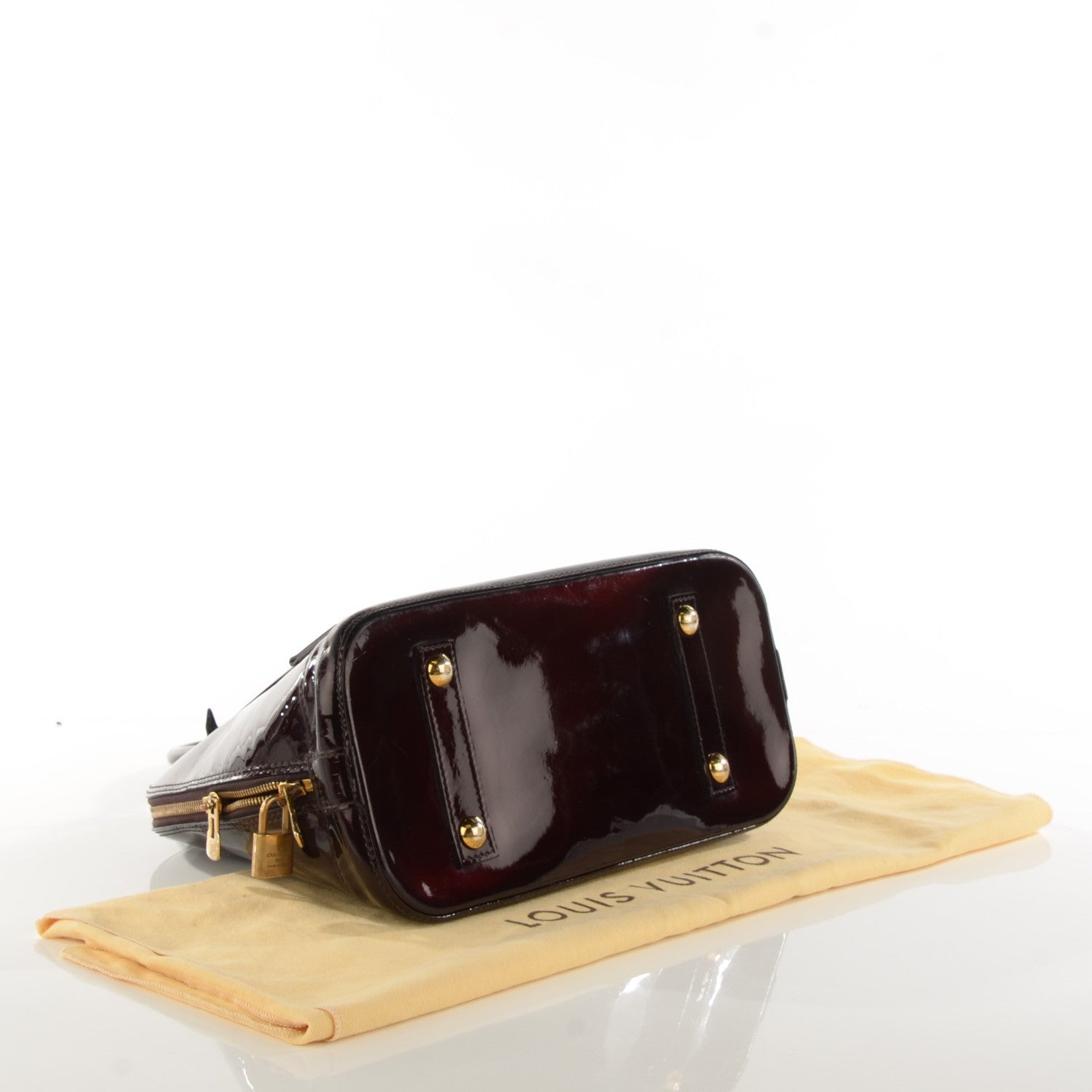 Louis Vuitton Vernis Alma PM Amarante 4 of 11
