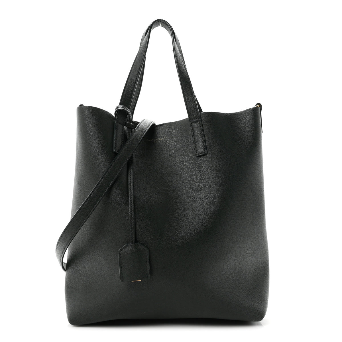 Saint Laurent Calfskin Toy Shopping Tote Vert Fonce 1 of 10
