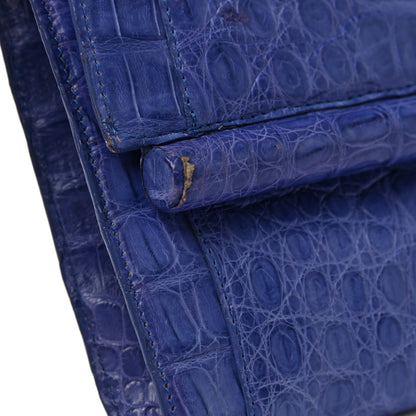 Nancy Gonzalez Crocodile Bar Clutch Violet 9 of 10
