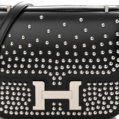 Hermes Box Studded Clouté Constance 18 Black 9 of 13