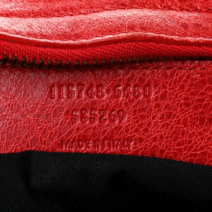 Balenciaga Agneau Classic Hardware City Rouge Coquelicot 7 of 10
