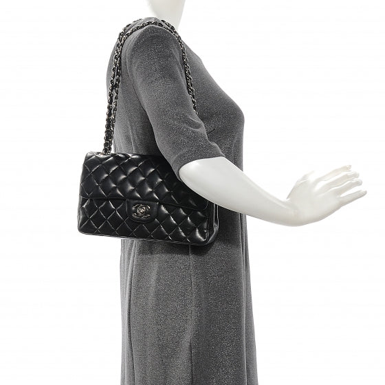Chanel Lambskin Small Double Flap Black 2 of 8
