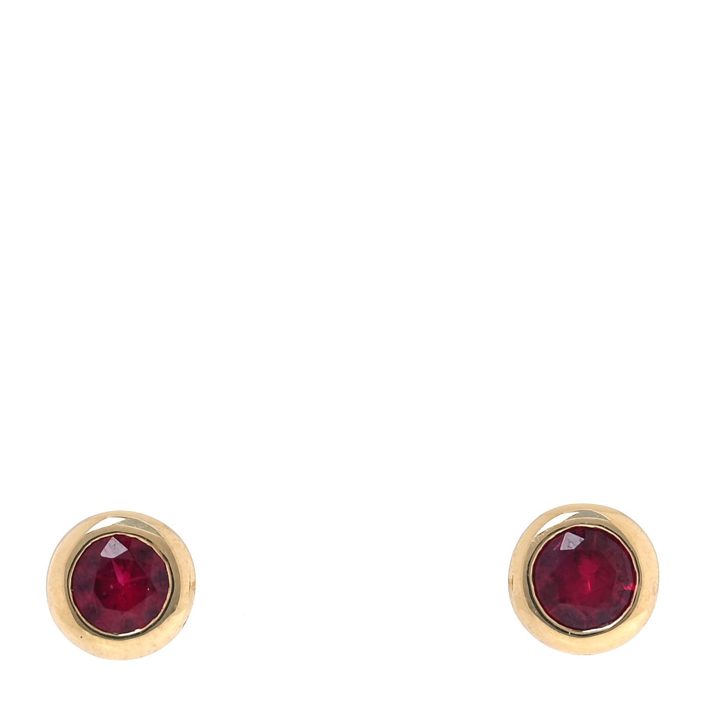 18K Yellow Gold Ruby .22ctw Elsa Peretti Color By The Yard Earrings