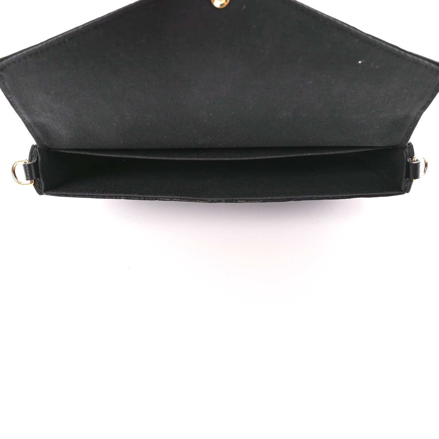 Louis Vuitton Empreinte Pochette Felicie Chain Wallet Black 7 of 13