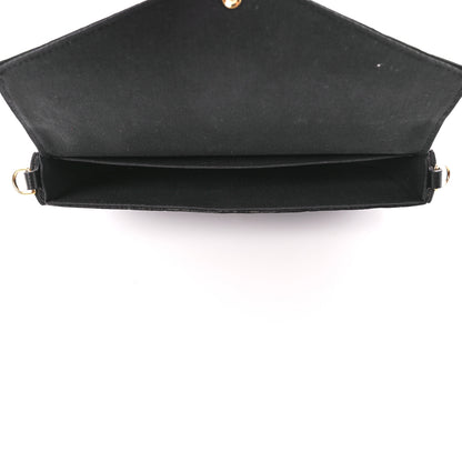 Louis Vuitton Empreinte Pochette Felicie Chain Wallet Black 7 of 13