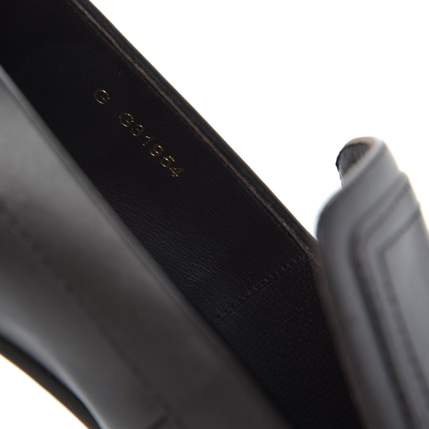 Calfskin Buckle Pumps 39 Black