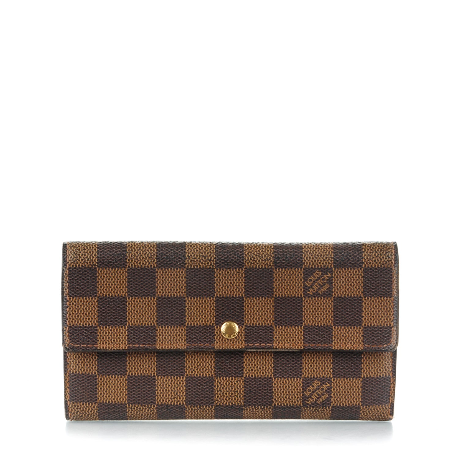 Louis Vuitton Damier Ebene Sarah Wallet 1 of 7