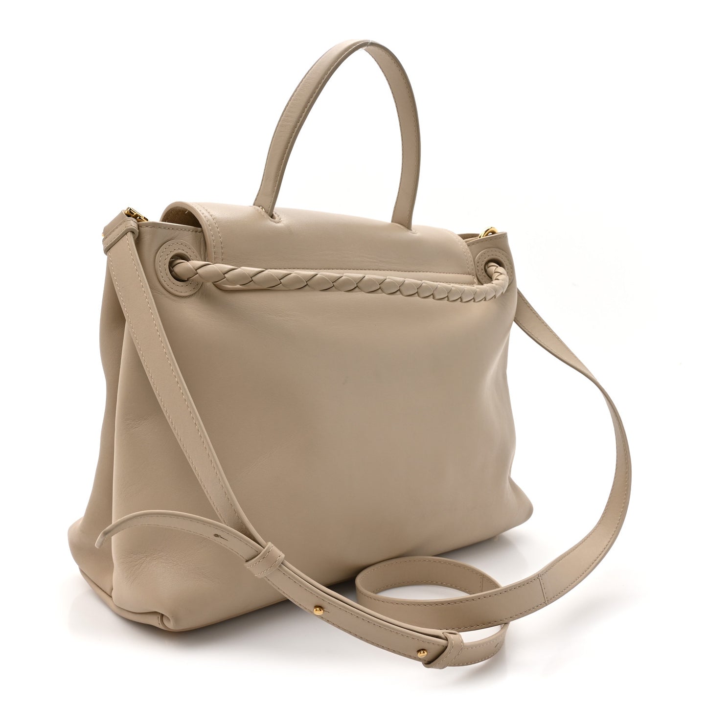 Silky Calfskin Medium Ciao Ciao Ecru