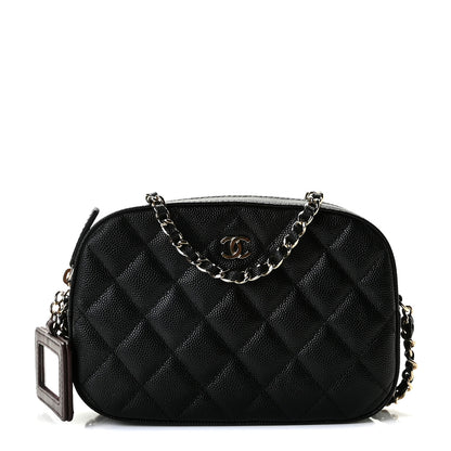 Chanel Caviar Quilted Vanity With Chain Black 1 of 8