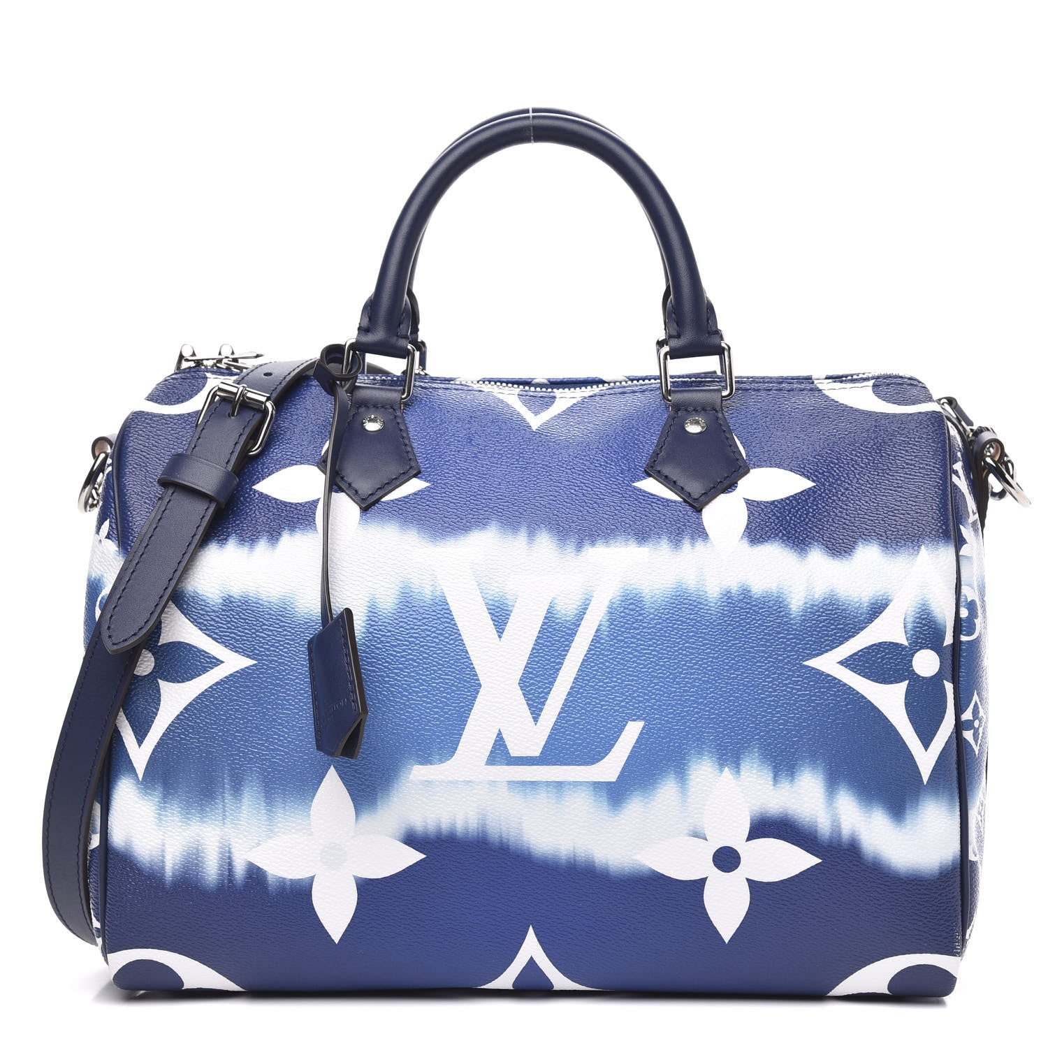 Louis Vuitton Monogram Escale Speedy Bandouliere 30 Blue 1 of 12