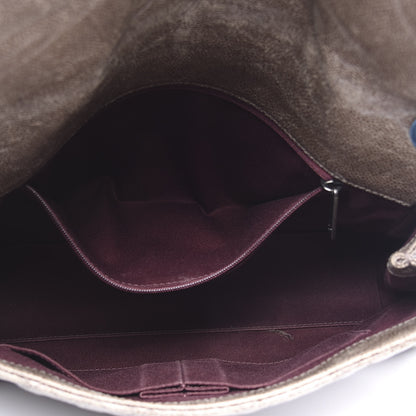 Chanel Crumpled Grained Calfskin Jumbo CC Crave Flap Brown 4 of 10