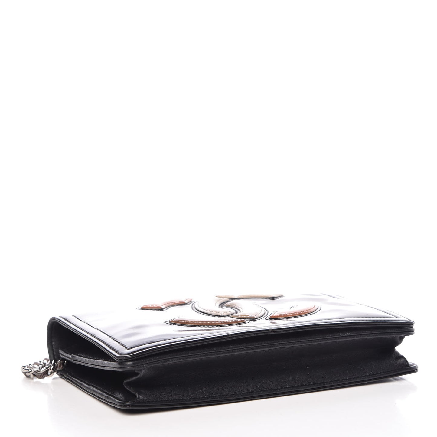 Vinyl Small Lipstick Flap Black