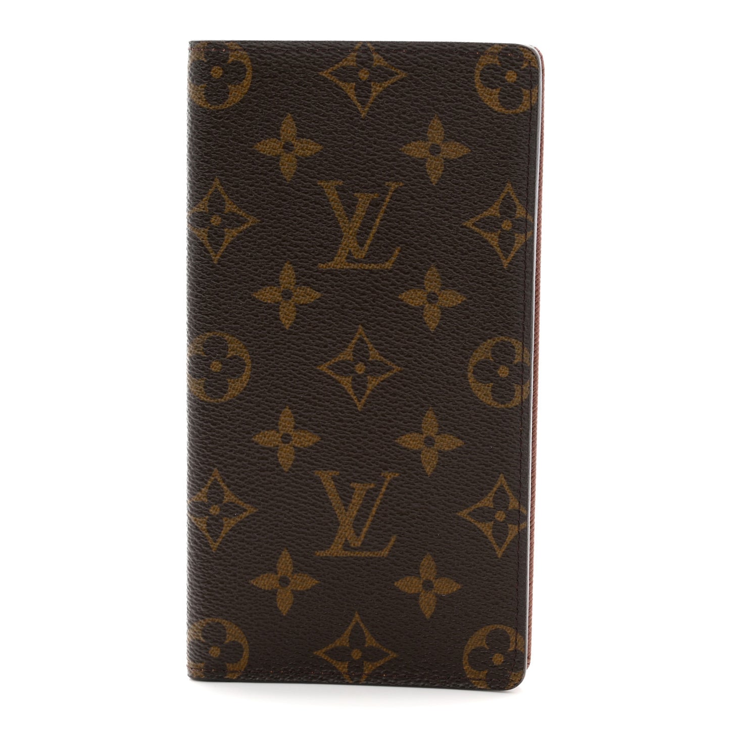 Monogram Checkbook Holder Case Wallet