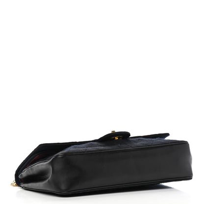 Chanel Jersey Quilted Medium Double Flap Black 3 of 10