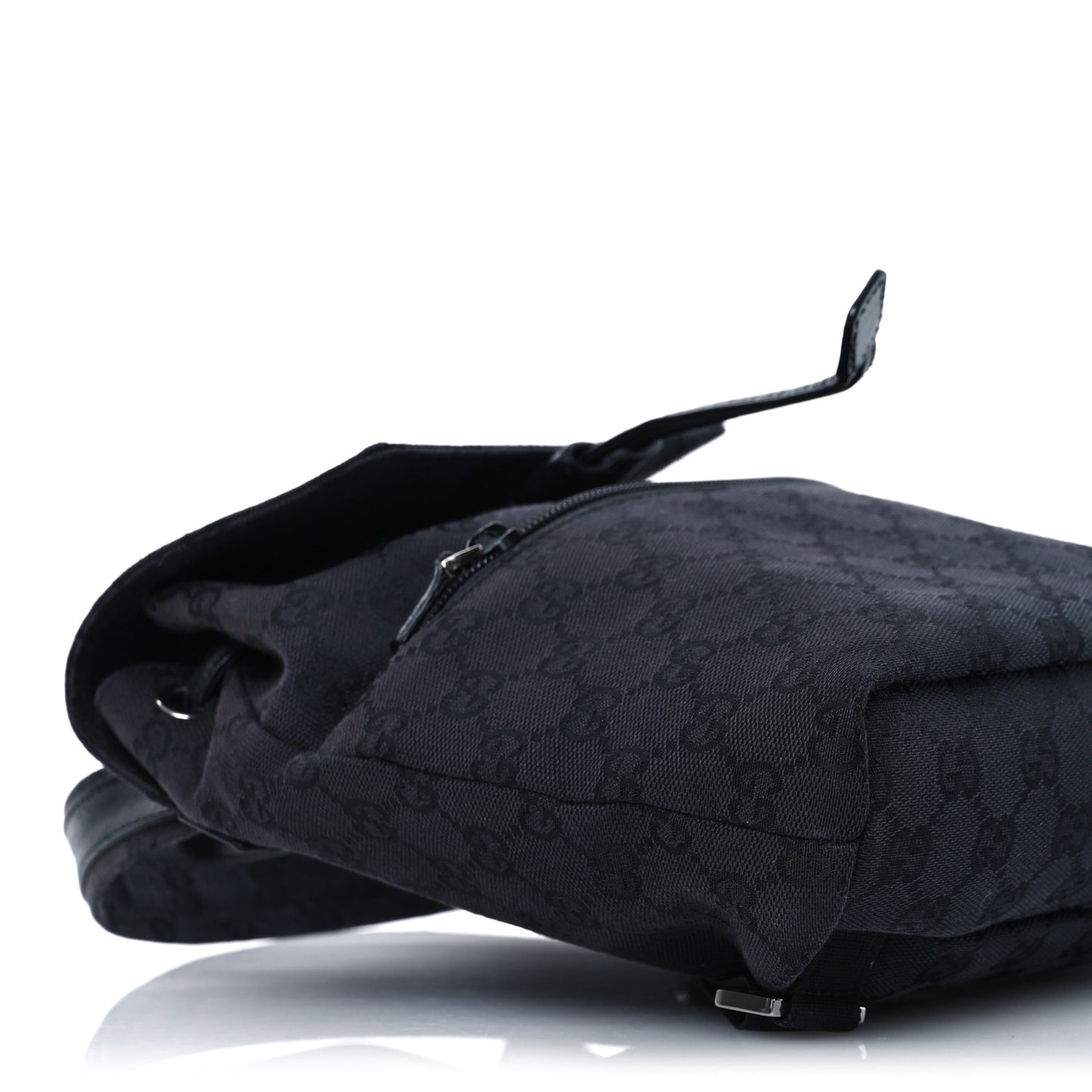 Nylon Monogram Backpack Black