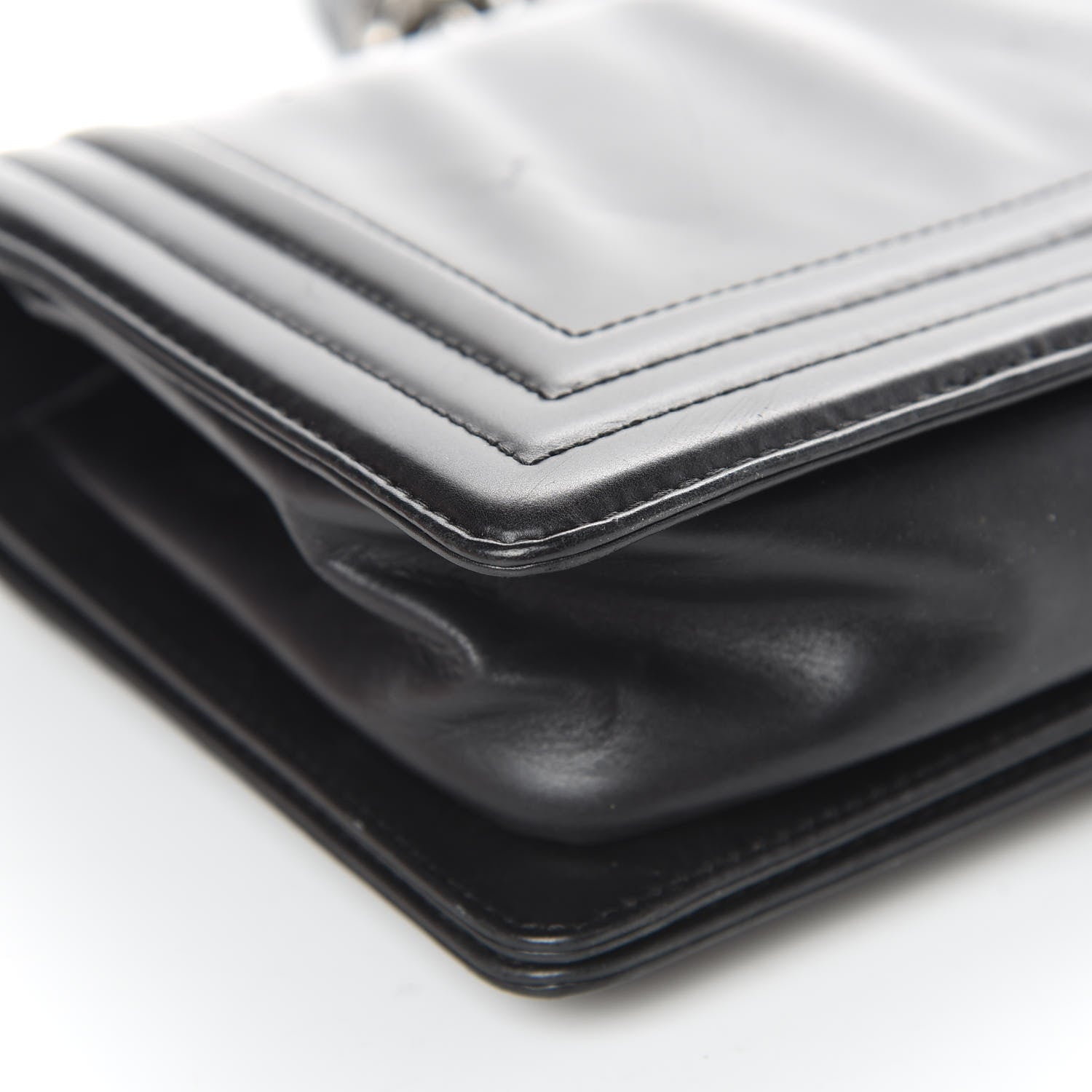 Chanel Calfskin Medium Boy Flap Black 12 of 19