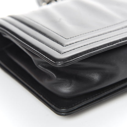 Chanel Calfskin Medium Boy Flap Black 12 of 19
