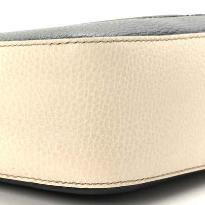 Gucci Dollar Calfskin Bi-Color Small Soho Disco Bag Mystic White Black 8 of 9