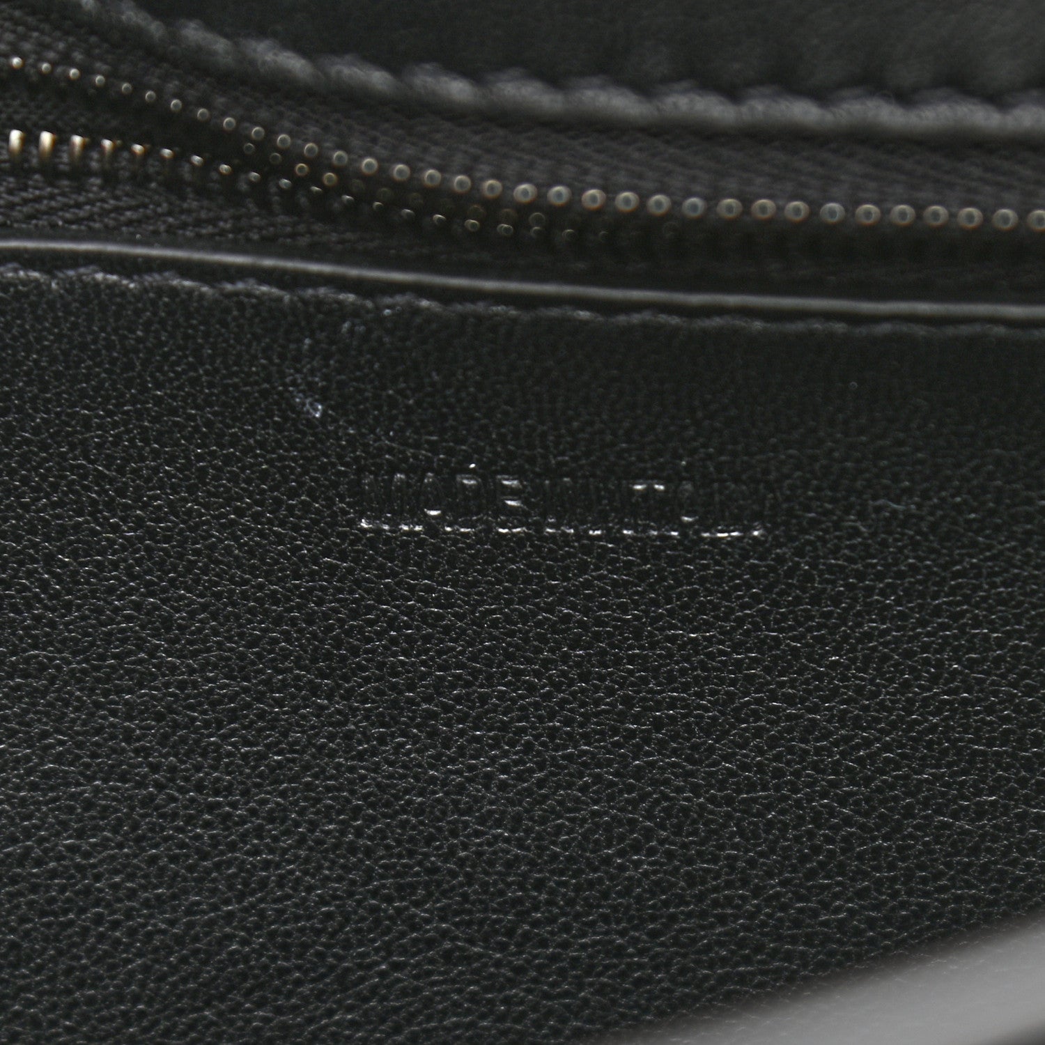 Balenciaga Calfskin Crocodile Embossed Monochrome S Downtown Chain Shoulder Bag Black 9 of 11