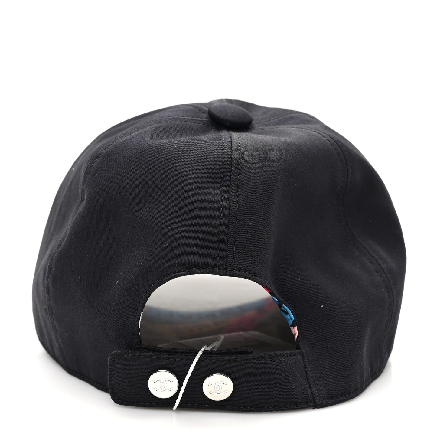 Cotton Sequin CC Cap Hat Black