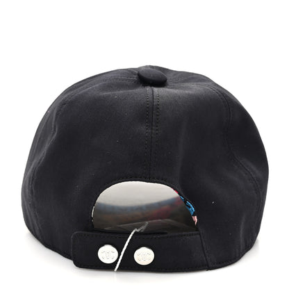 Chanel Cotton Sequin CC Cap Hat Black 5 of 8