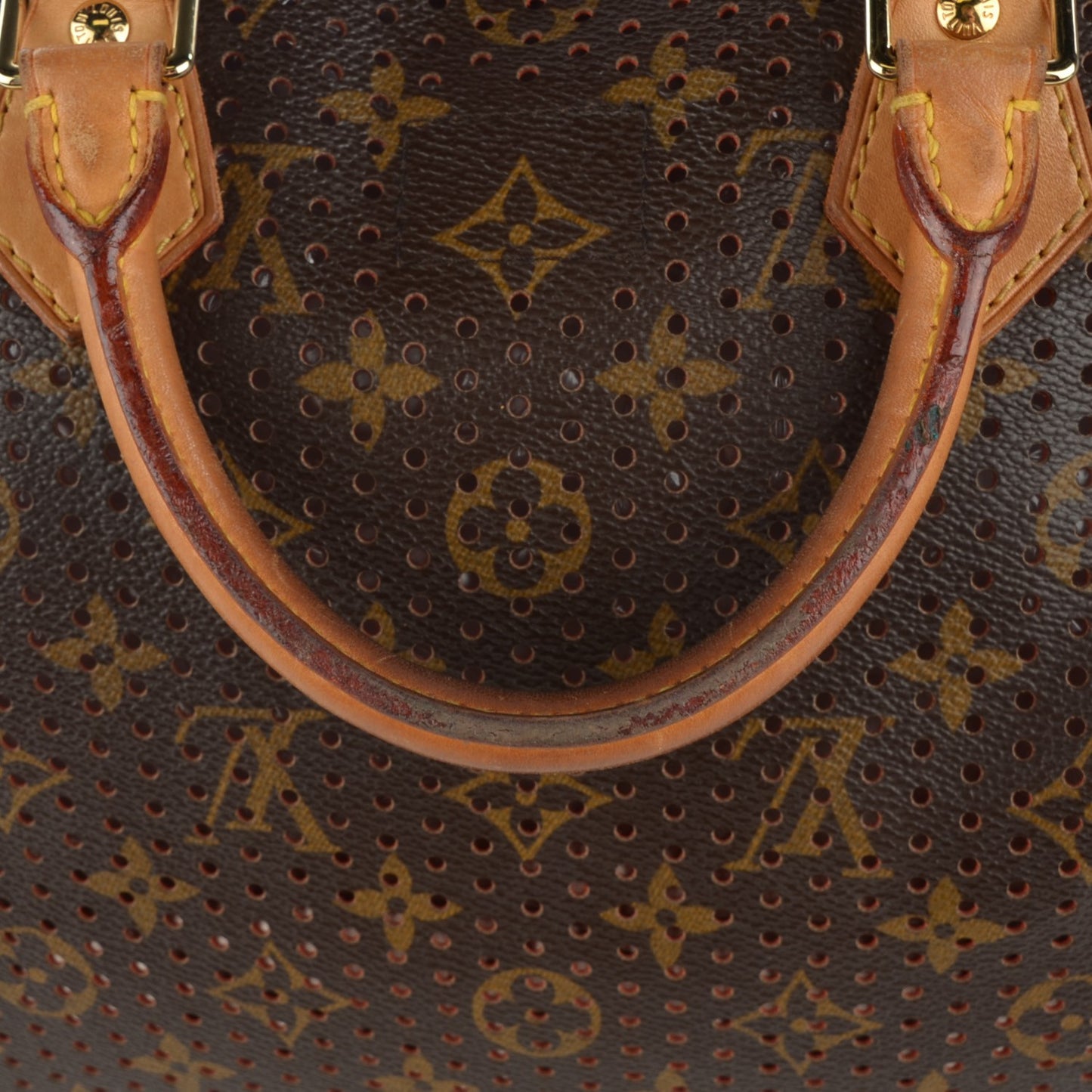 Monogram Perforated Speedy 30 Orange