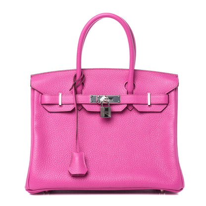 Hermes Taurillon Clemence Birkin 30 Magnolia 1 of 11