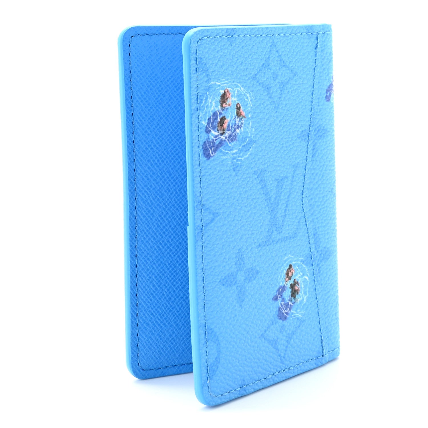 Louis Vuitton Monogram Sports Pocket Organizer Pool Blue 3 of 5